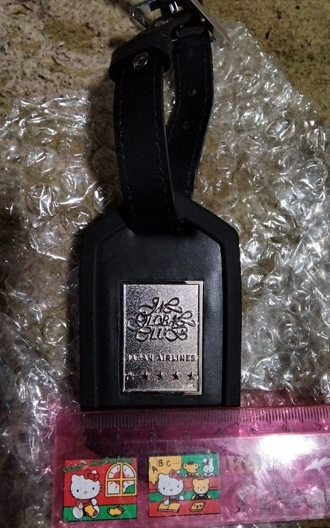 JAL純銀ネームタグ星5つ純銀刻印あり
