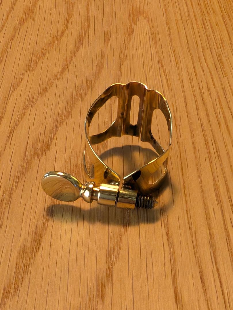 ソプラノサックス用リガチャーBGトラディショナル金メッキ