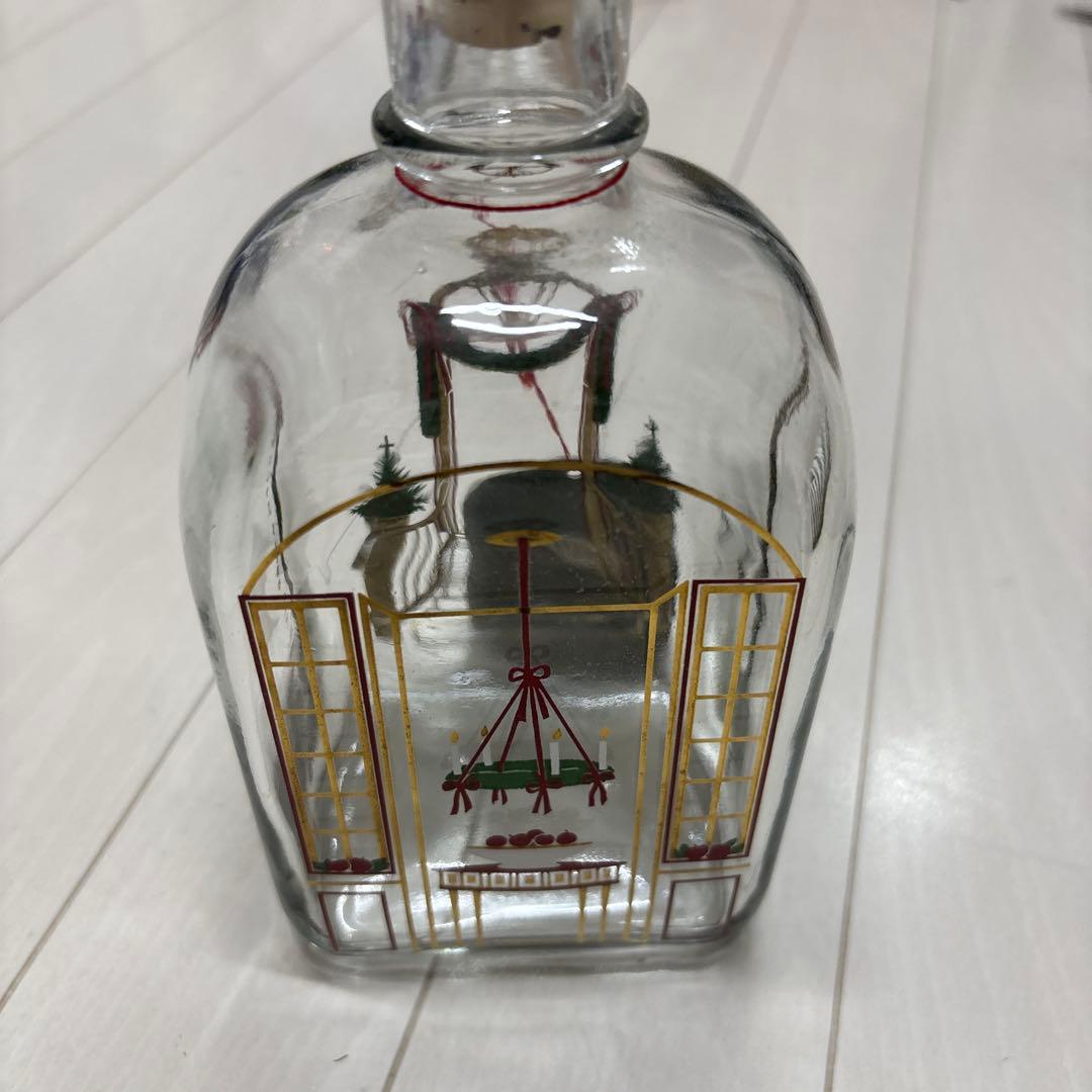  GUARD クリスマスガラスボトル 約15cm