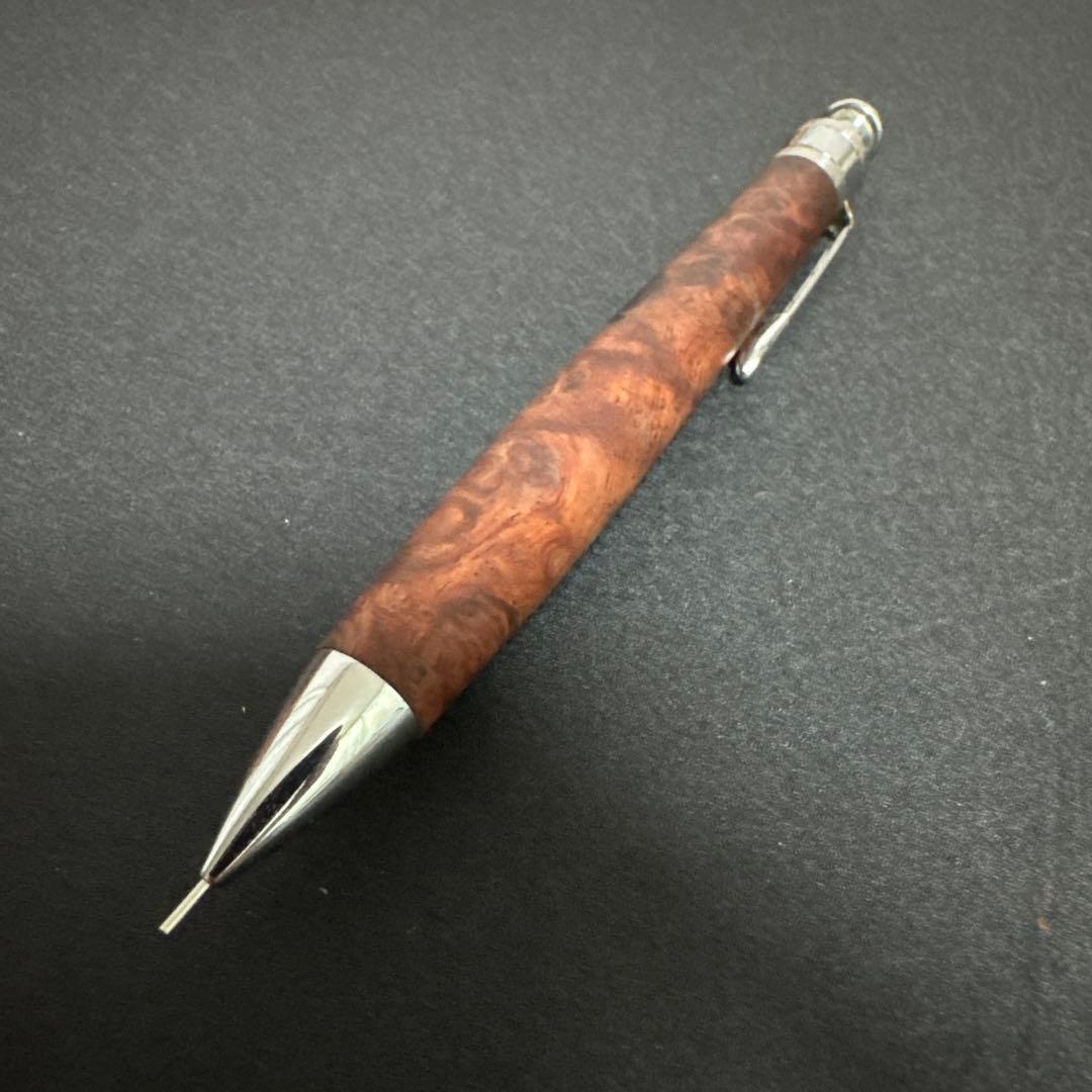 工房楔 ペンシルコルタ楔 花梨こぶ杢 シャープペンシル