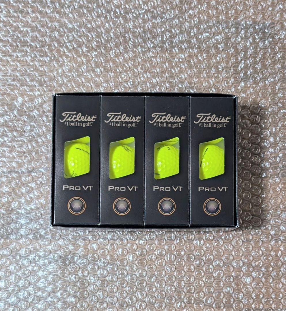 新品 タイトリスト PRO V1 イエロー 2025年モデル 3ダース