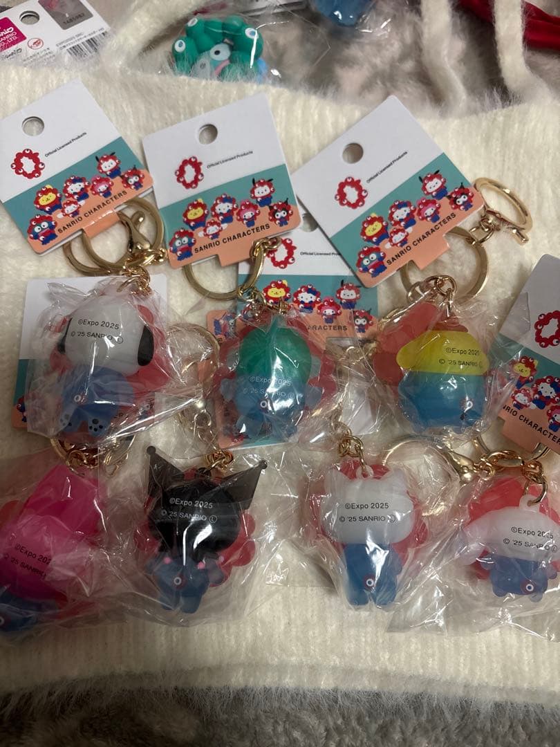 サンリオミャクミャククリアキーホルダー コンプ‼️