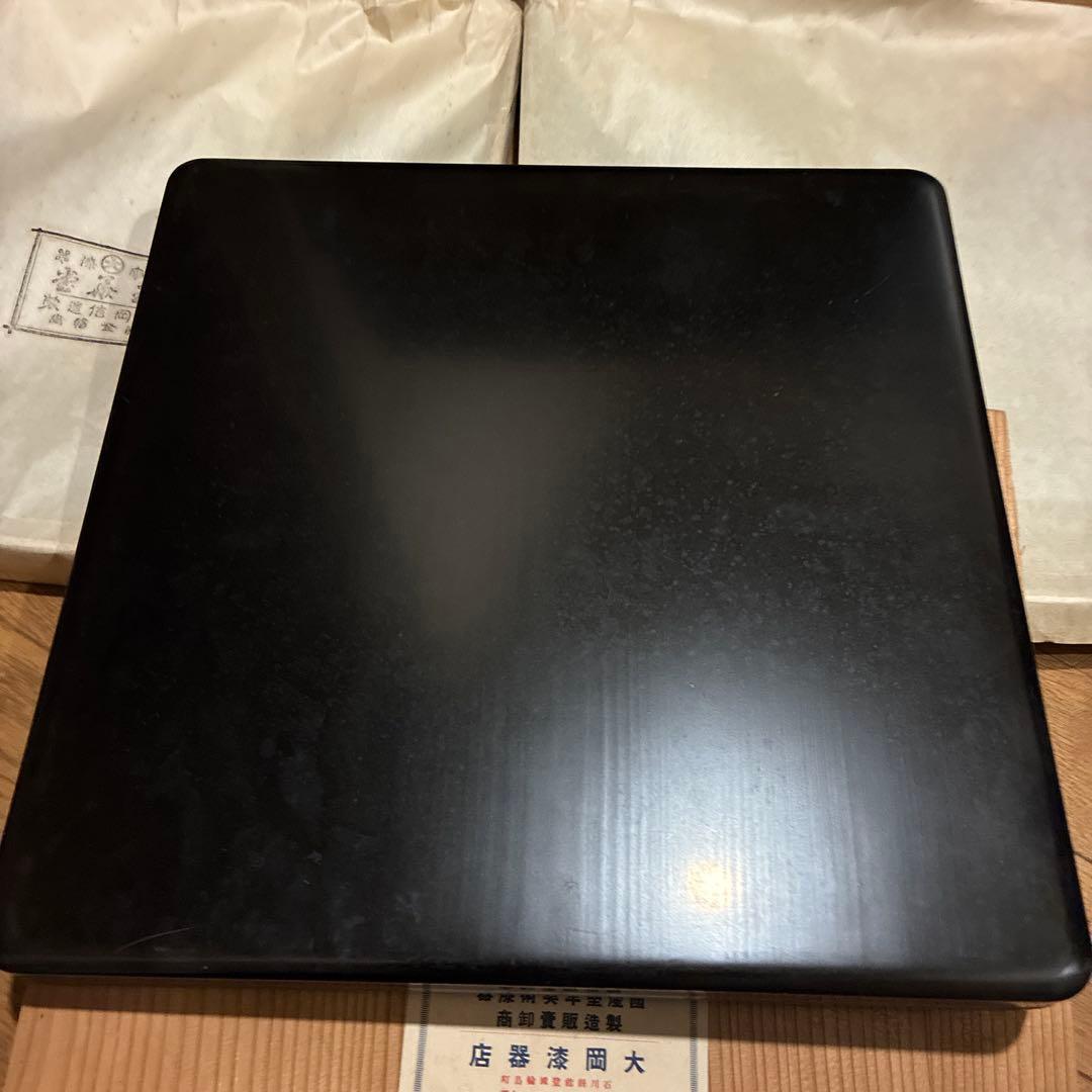 ‼️輪島塗 ‼️国産堅牢美術漆器‼️ 10枚セット昭和レトロ、ビンテージ、大岡漆器店、