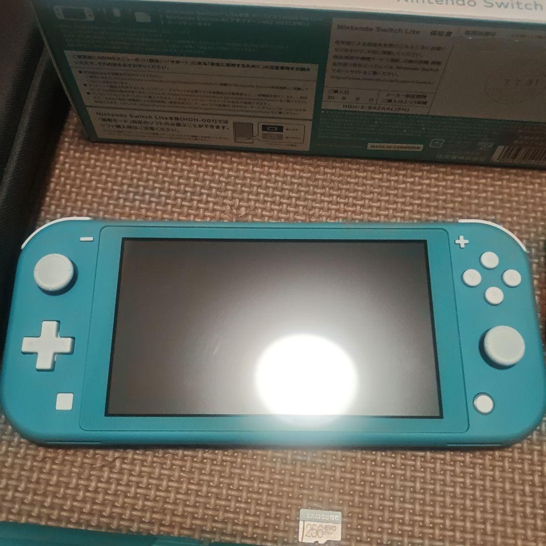 くろ　Nintendo Switch Lite ターコイズ 本体　超美品