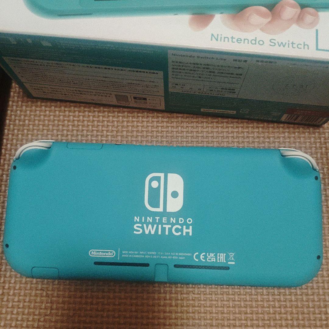 くろ　Nintendo Switch Lite ターコイズ 本体　超美品