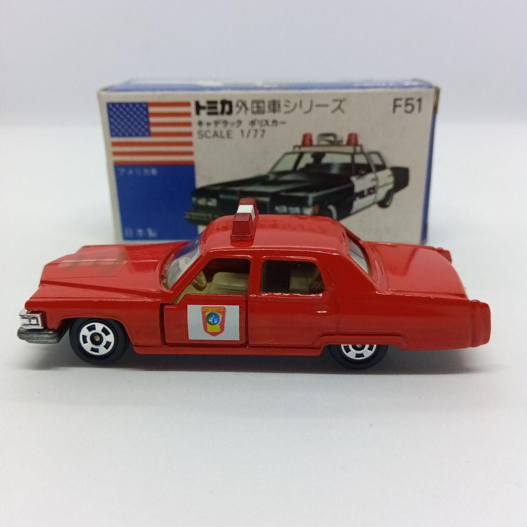 トミカ 青箱 日本製 F51 キャデラックポリスカー C MINNESOTA