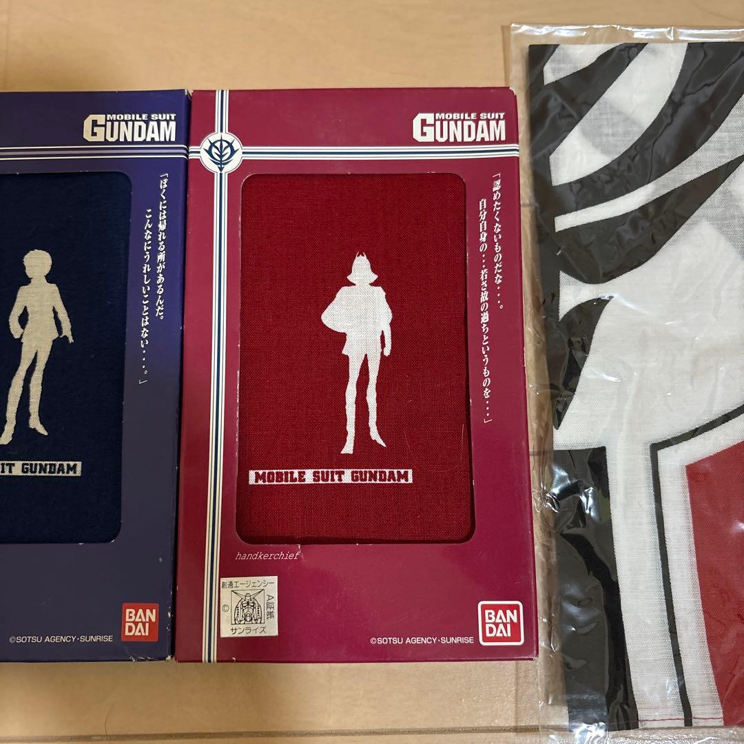 機動戦士ガンダム ハンカチセット　当時物