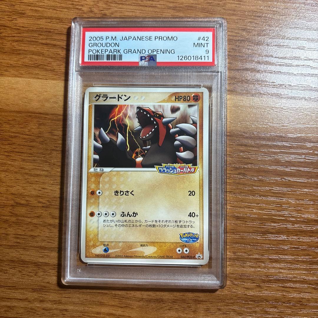 psa9グラードン　ポケパーク　プロモ　クラッシュ