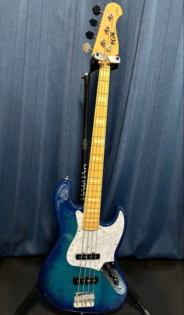 FUJIGEN NJB100MBAH-SBB エレキベース4弦