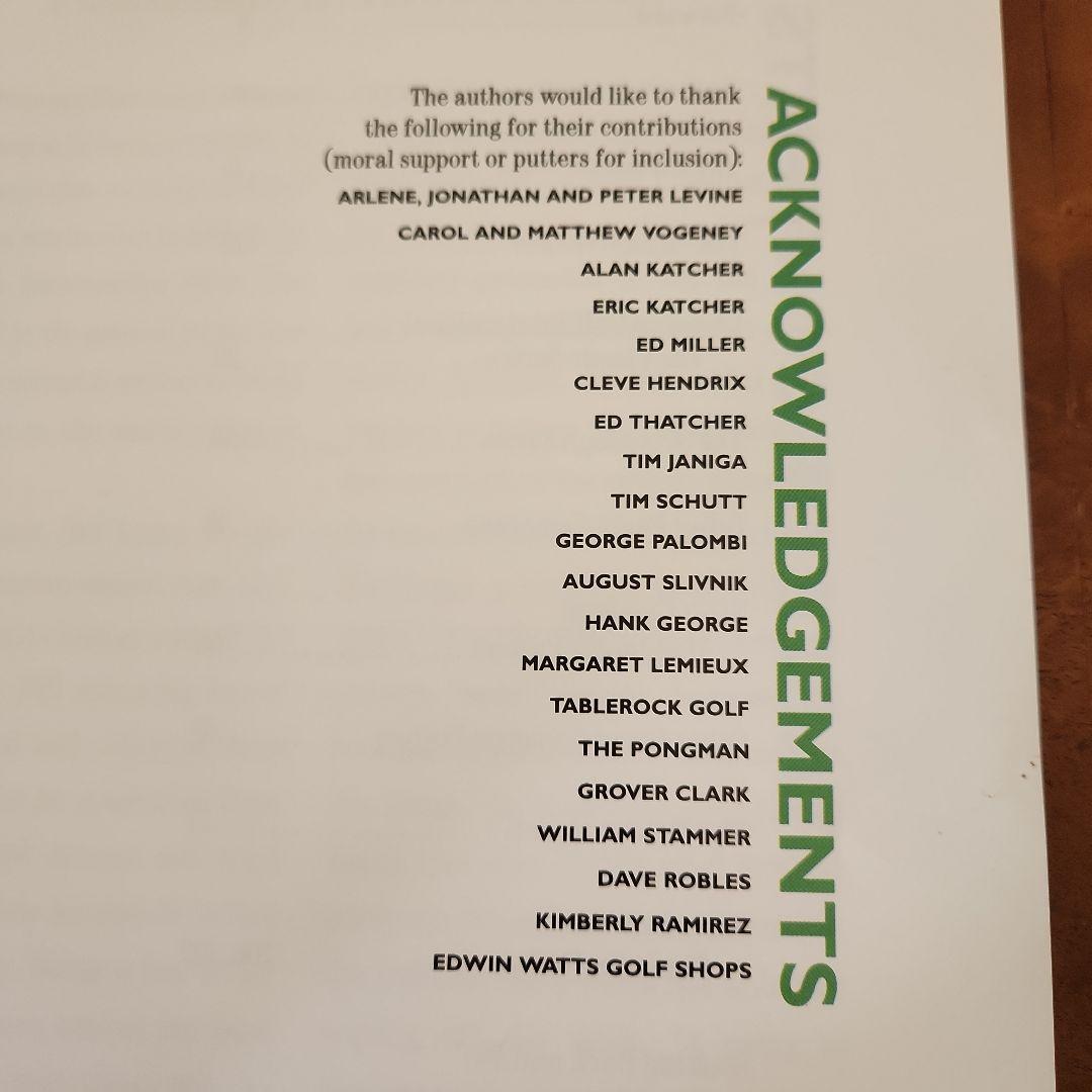 希少The Art Of Putters 日本語翻訳本付き