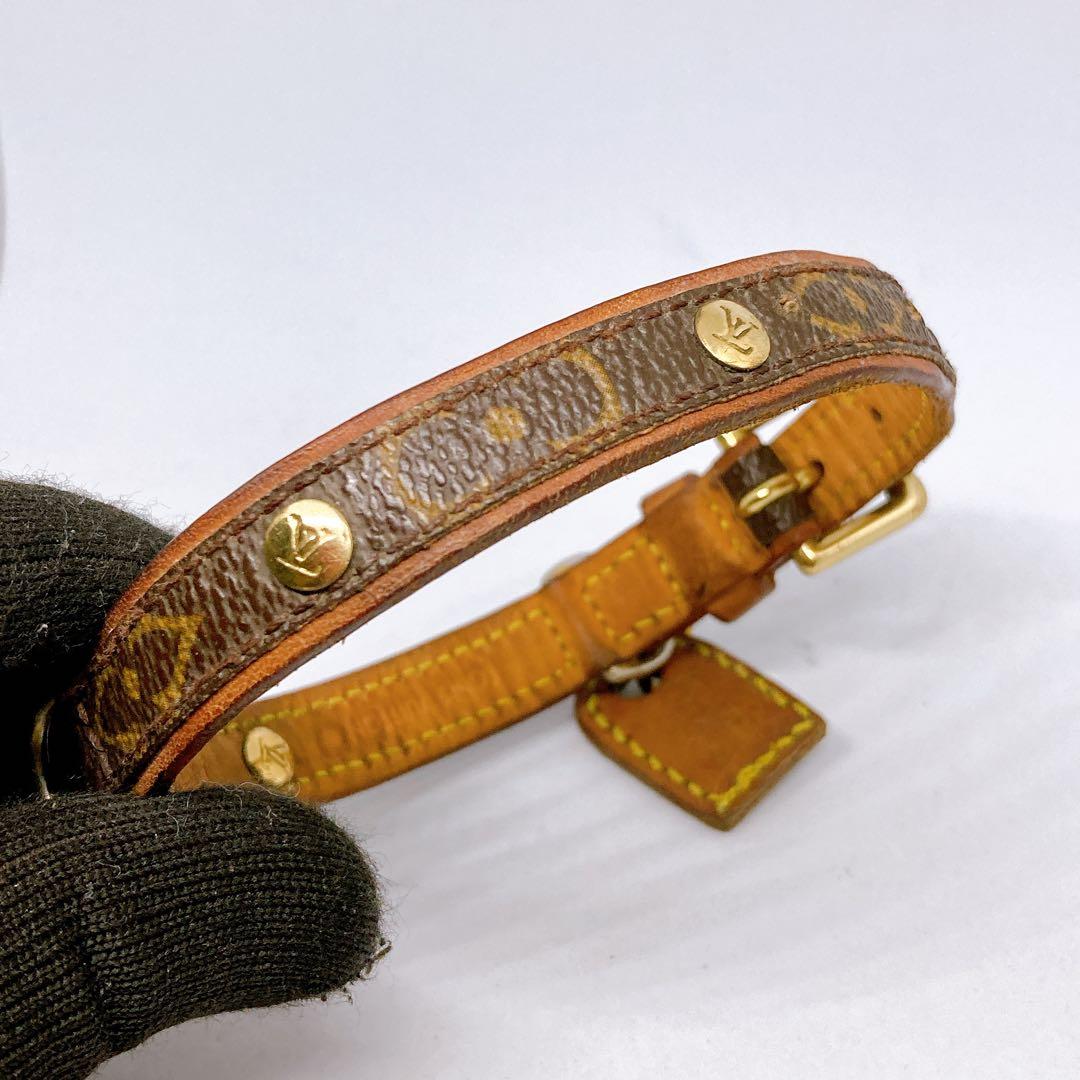 326 ルイヴィトン モノグラム　首輪　犬　猫　小型犬　ゴリエバクスター