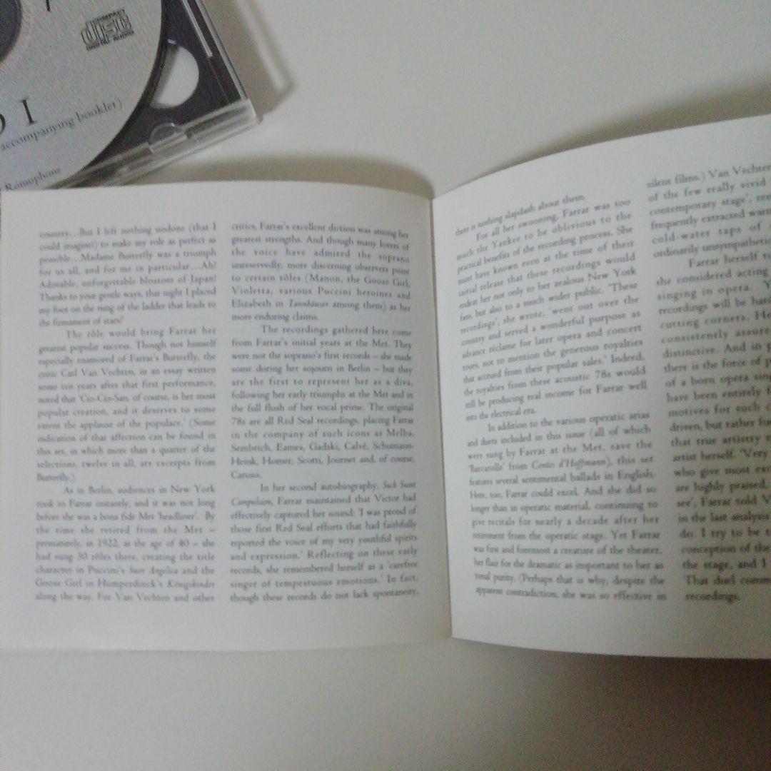 ジェラルディン・ファーラー　ヴィクター録音全集Geraldine Farrar