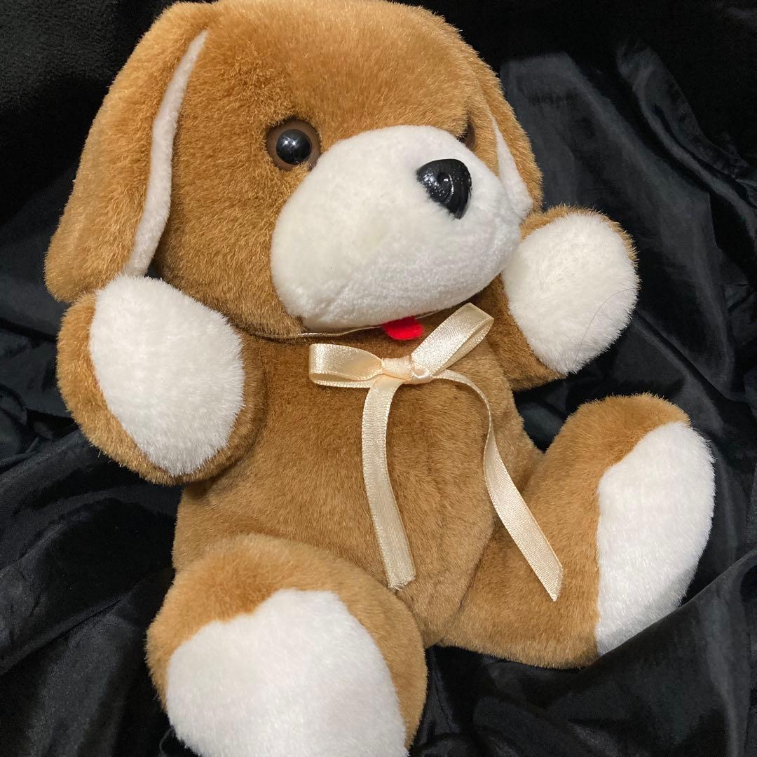 日本古典人形Scratch社平成レトロ　犬のぬいぐるみ