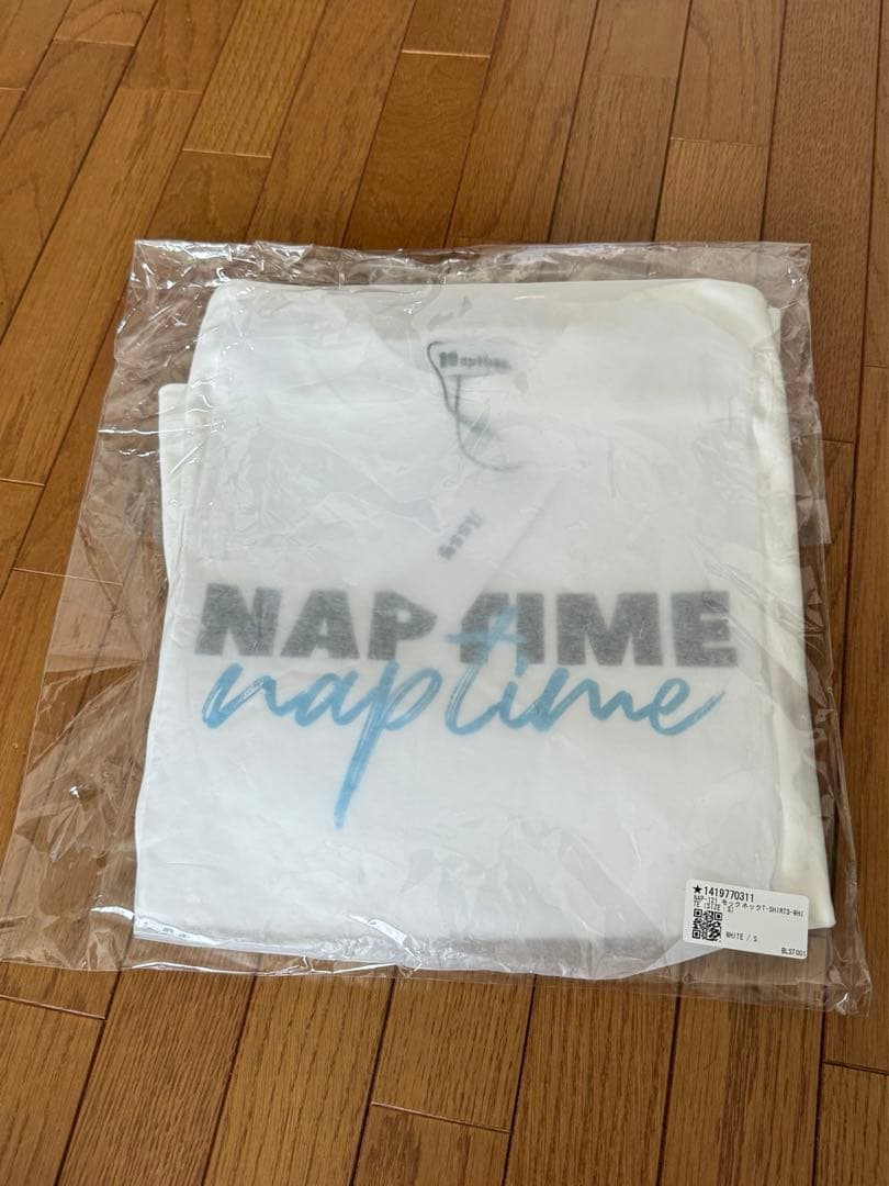 Naptime モックネックT-SHIRTS-WHITE