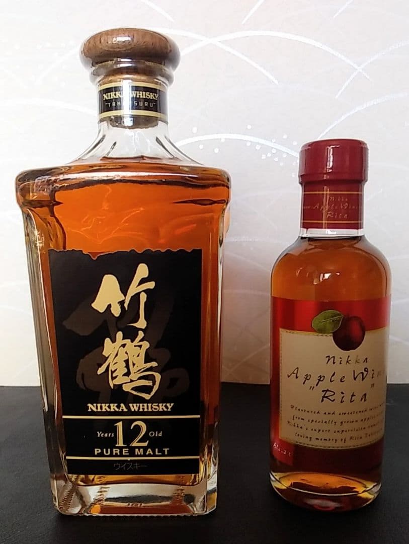 竹鶴物語 竹鶴12年とアップルワイン\"リタ\"のセット