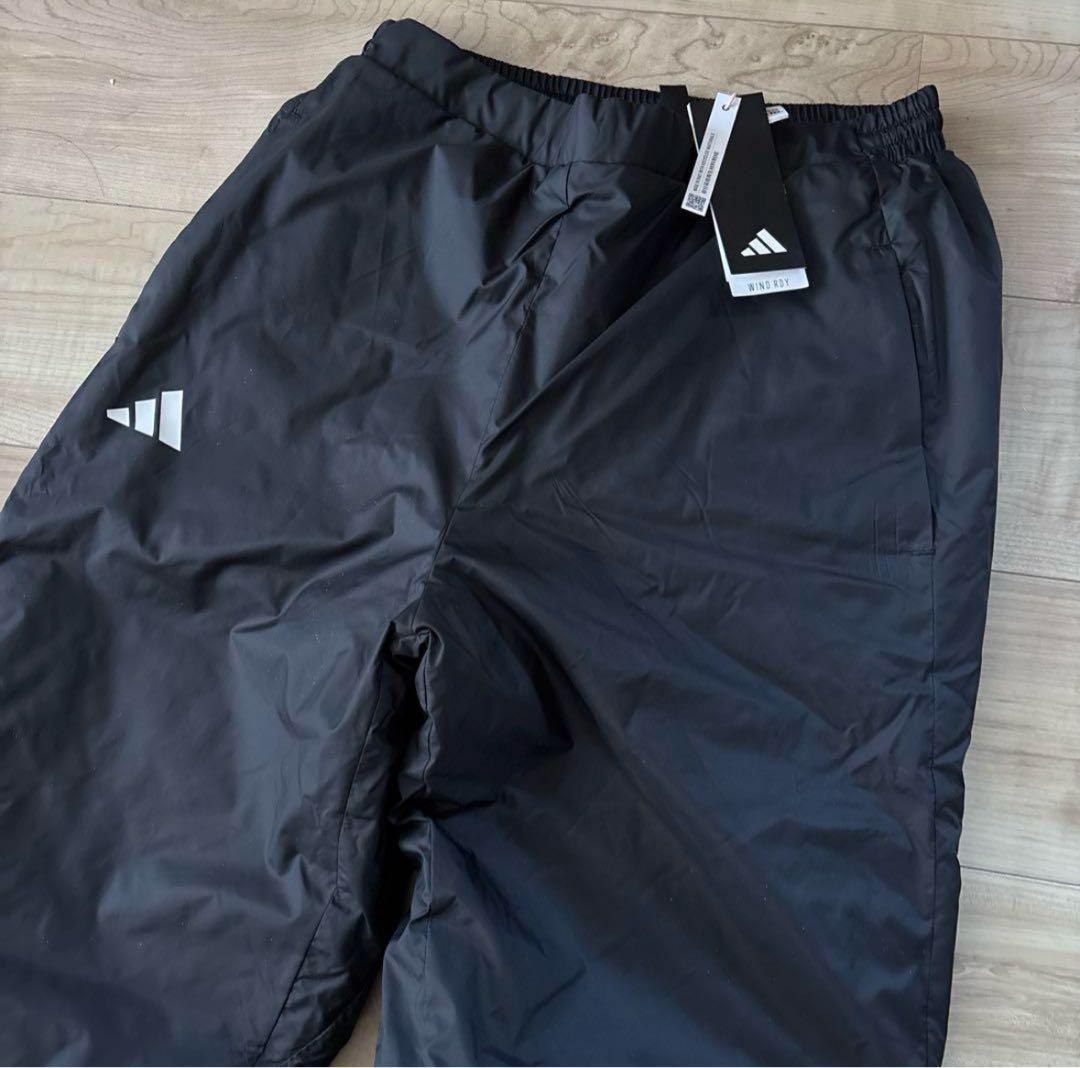 新品　アディダス　メンズ　中綿ウィンドブレーカー　上下セットアップ　黒　2XL