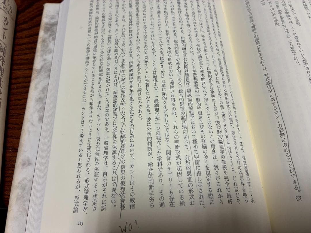 Ｎ・ケンプ・スミス　山本冬樹　訳　カント 純粋理性批判 註解　上下巻 行路社