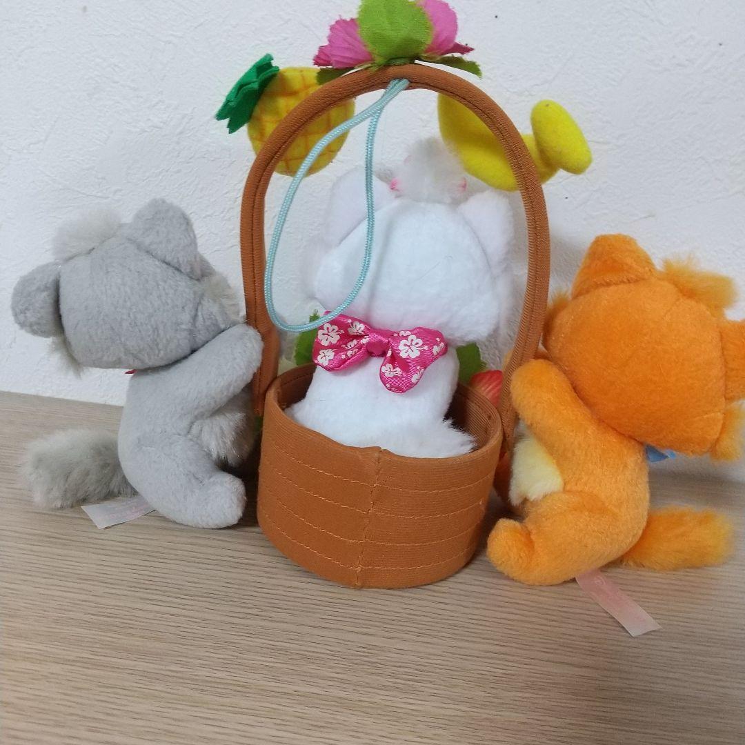 ディズニー　マリー　ベルリオーズ　トゥルーズ　おしゃれキャット　ぬいぐるみ