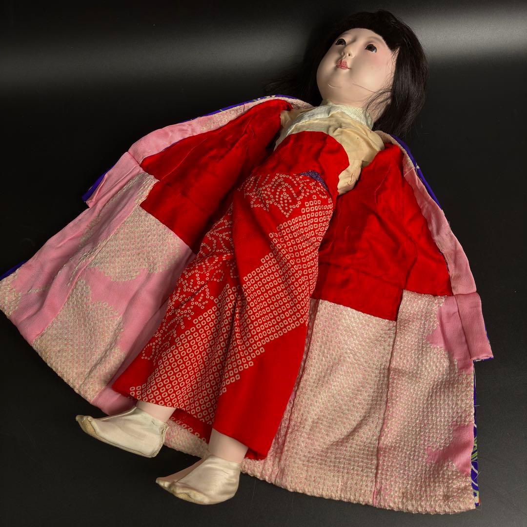 大正 京都 丸平 大木平蔵 市松人形 53cm 日本人形 女の子