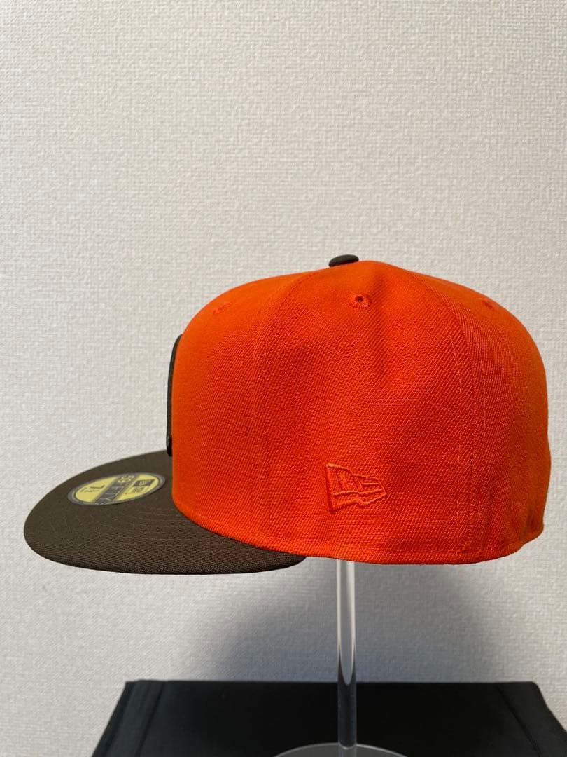 アスレチックス 59FIFTYオレンジ ワールドシリーズ記念 7 1/2 キャッ