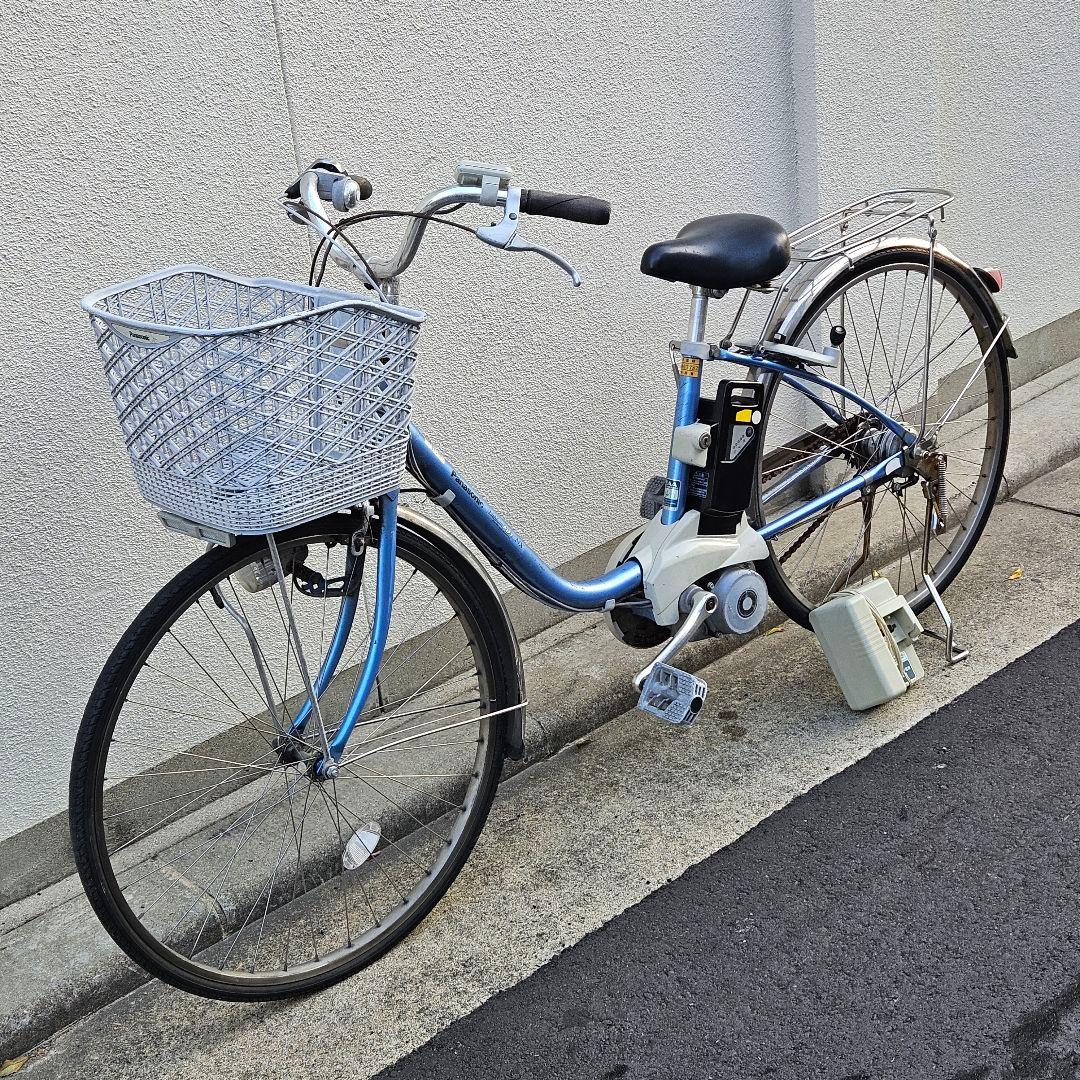 パナソニック♪電動アシスト自転車♪ViVi♪爽やかなブルー