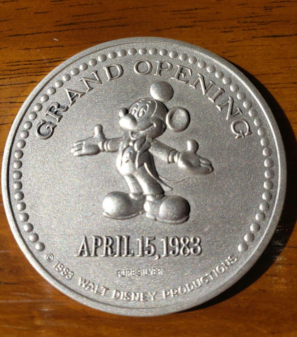 TDL グランドオープニング記念　純銀製メダル!