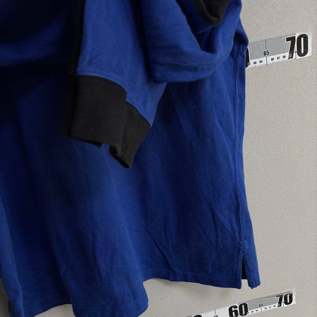 青 L POLO ポロ Ralph Lauren ラルフローレン長袖ラガーシャツ