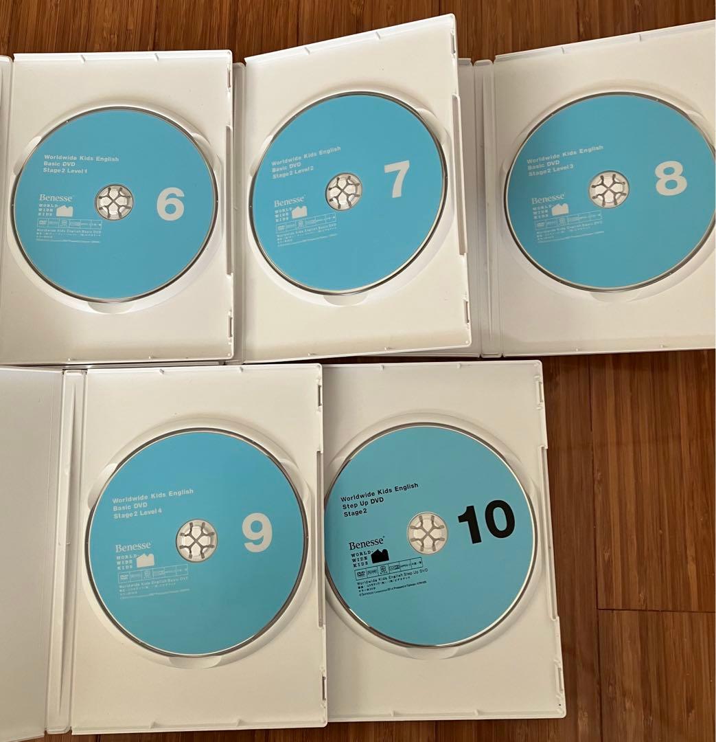 ベネッセ　Worldwide Kids DVD CD 本　LEVEL1,2