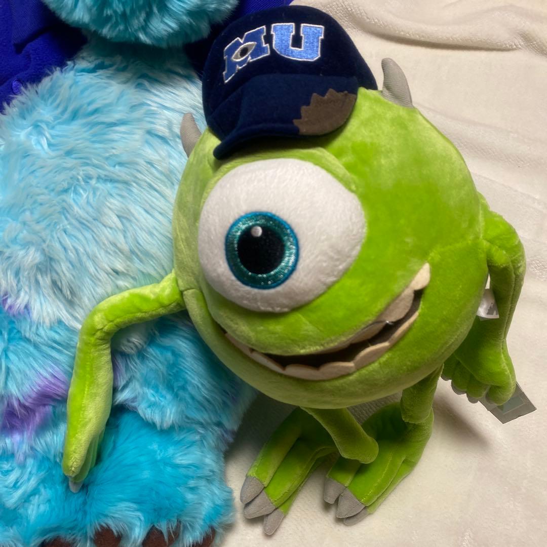 【日本未発売】香港ディズニー　サリーとマイクのぬいぐるみセット