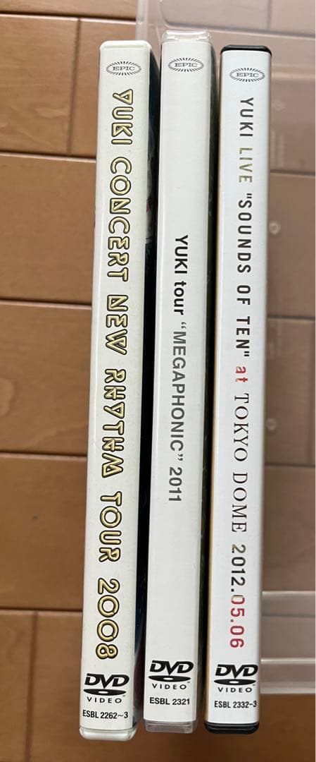 YUKI ライブDVD3枚セット