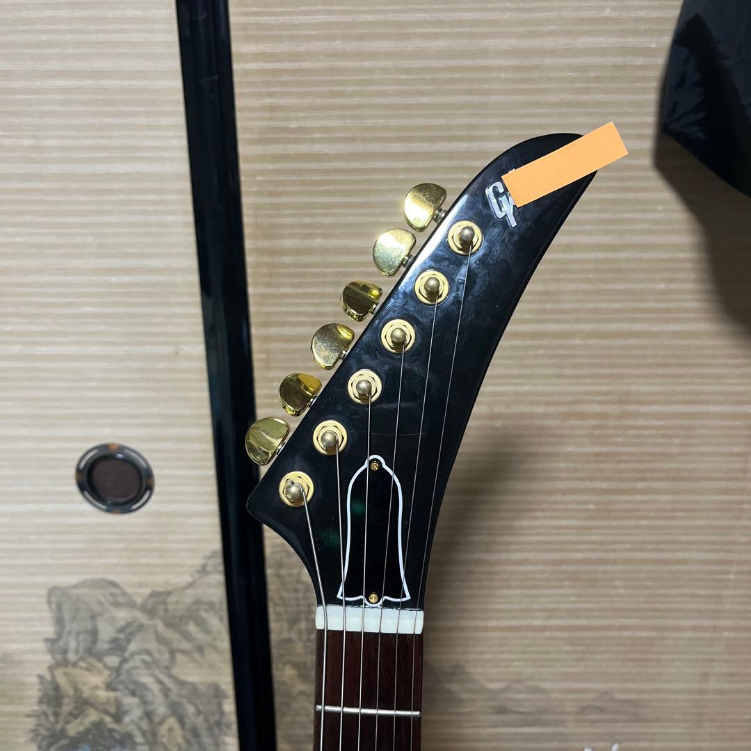 エレキギター ブラック ハムバッカー エクスプローラー系