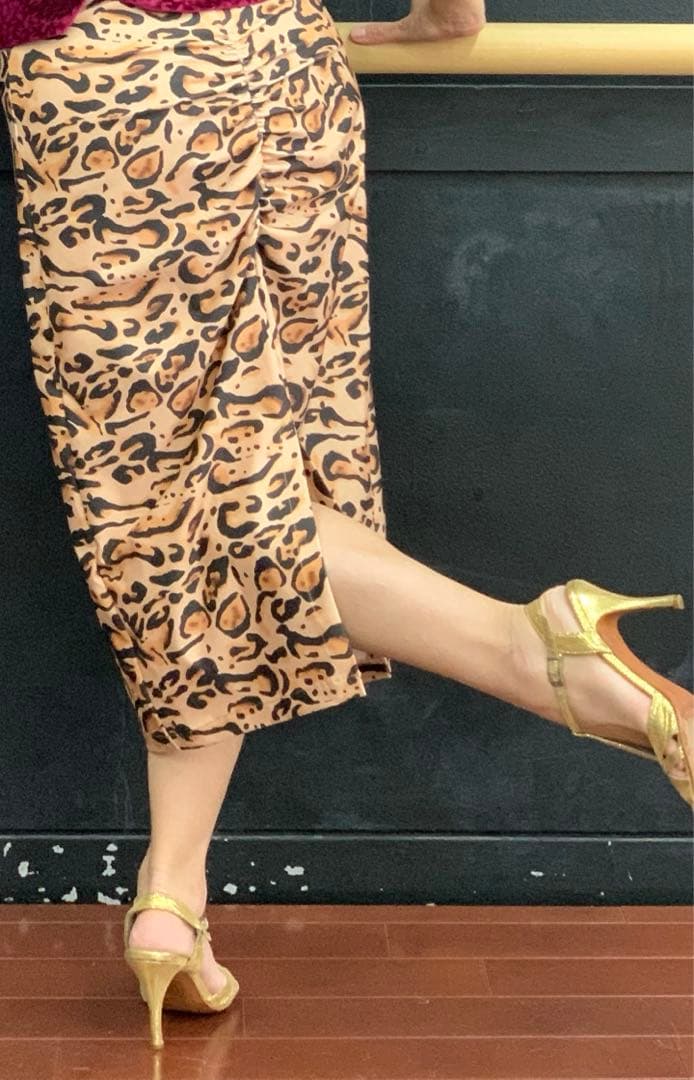 新品未使用★アルゼンチンタンゴ⭐︎豹柄スカートM