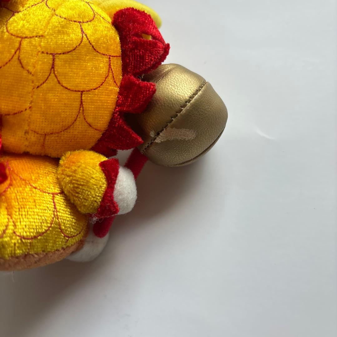 ご当地キティ 長崎　蛇踊り 獅子舞 ぬいぐるみキーホルダー 平成レトロ レア　金