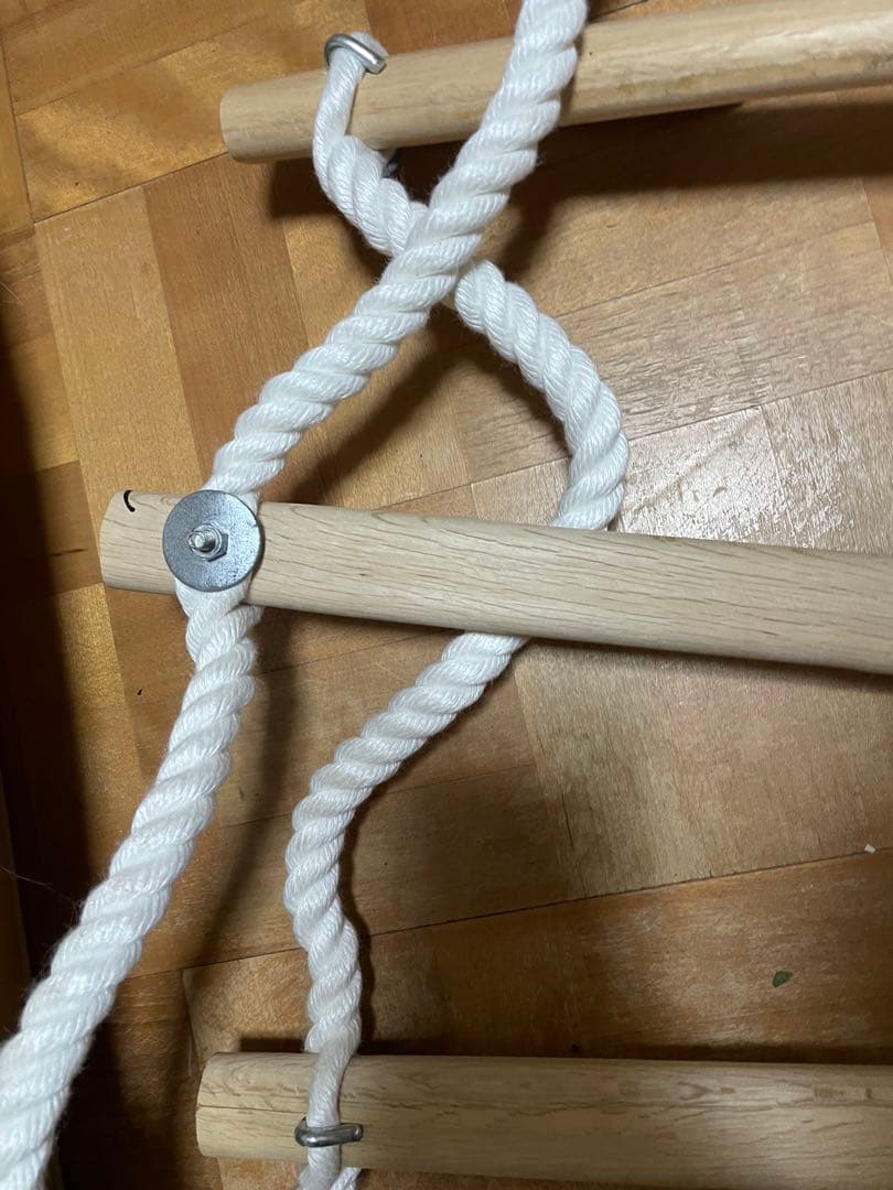 東急ハンズ購入 未使用保管 ロープ避難はしご 9段 金具完備 防災用品