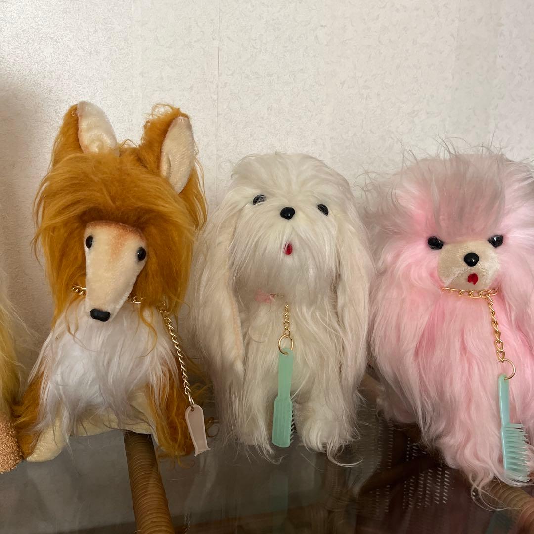 昭和レトロ　お手入れワンちゃん　他　犬　ぬいぐるみ　まとめ売り