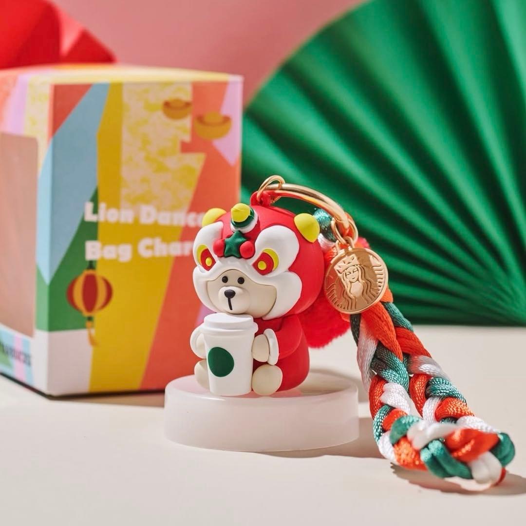 【日本未発売】スタバ 2026 ベアリスタ 招き猫 だるま 獅子舞 3種セット