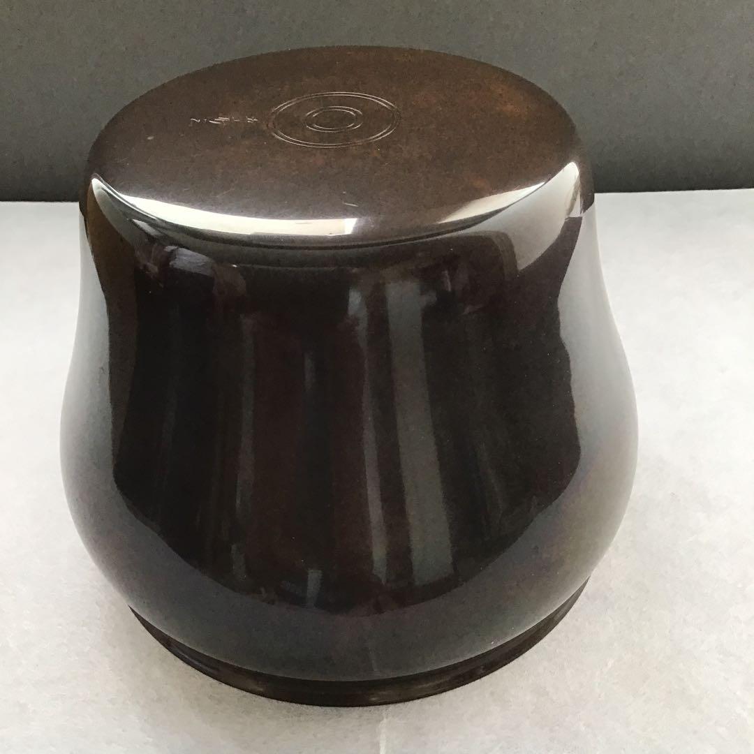 茶道具　唐銅棒先建水　不俊斎好　十三代　金谷 造　葆光斎書付　栞　共箱　S8KS