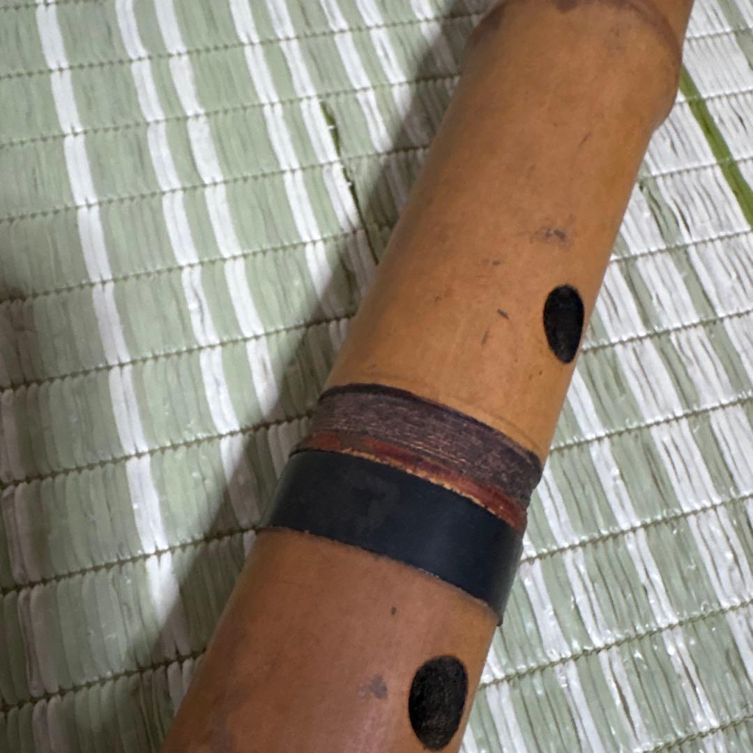 尺八　シャクハチ　藤沢鈴昭　刻印　約55cm 和楽器