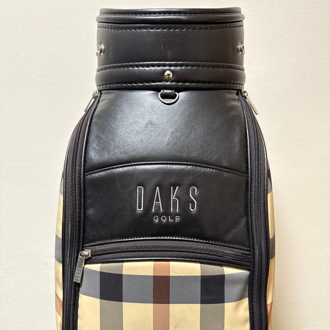 希少 DAKS ダックス キャディバッグ 英国御用達 チェック