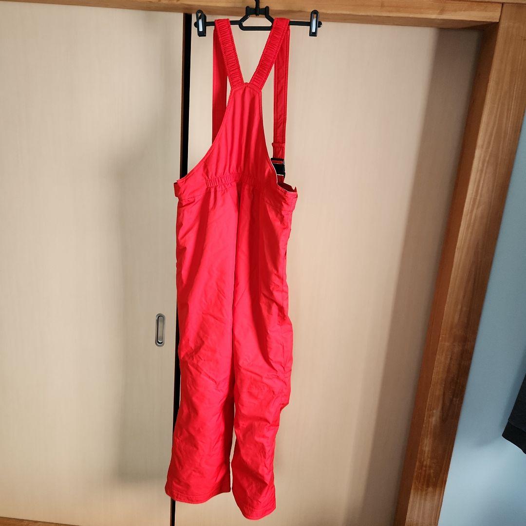 DESCENTE 子供用スキーウェア 赤黒