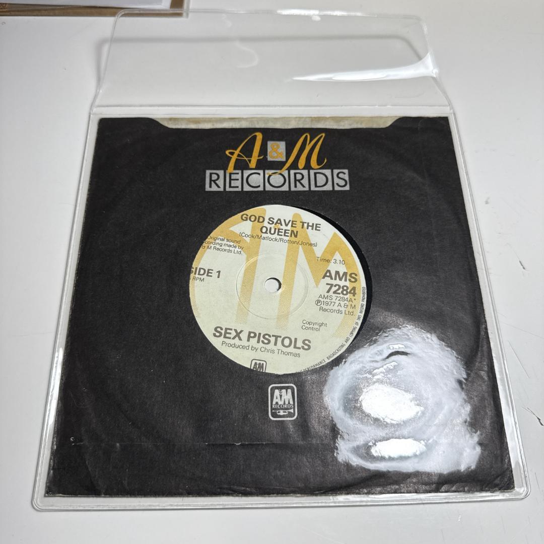 Sex Pistols☆A&M 発禁 UK REPRO 7″☆鬼クソ激レア盤