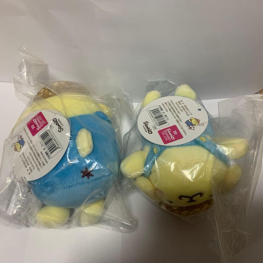 ポムポムプリンぬいぐるみ　収穫祭　マスコット　2点セット
