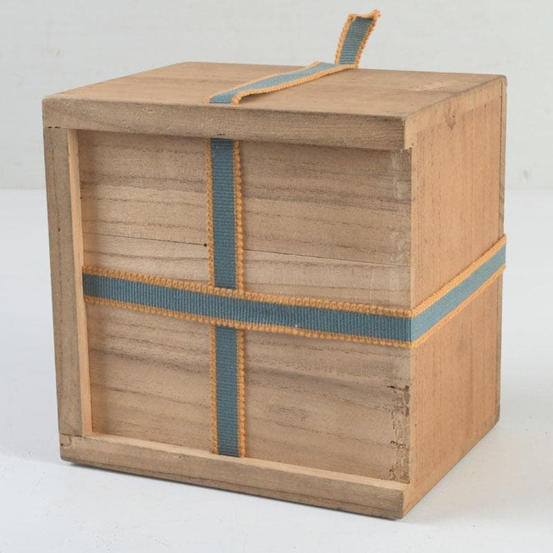 茶道具　志野焼　加藤麦岱作　茶碗　共布共箱　V　9427