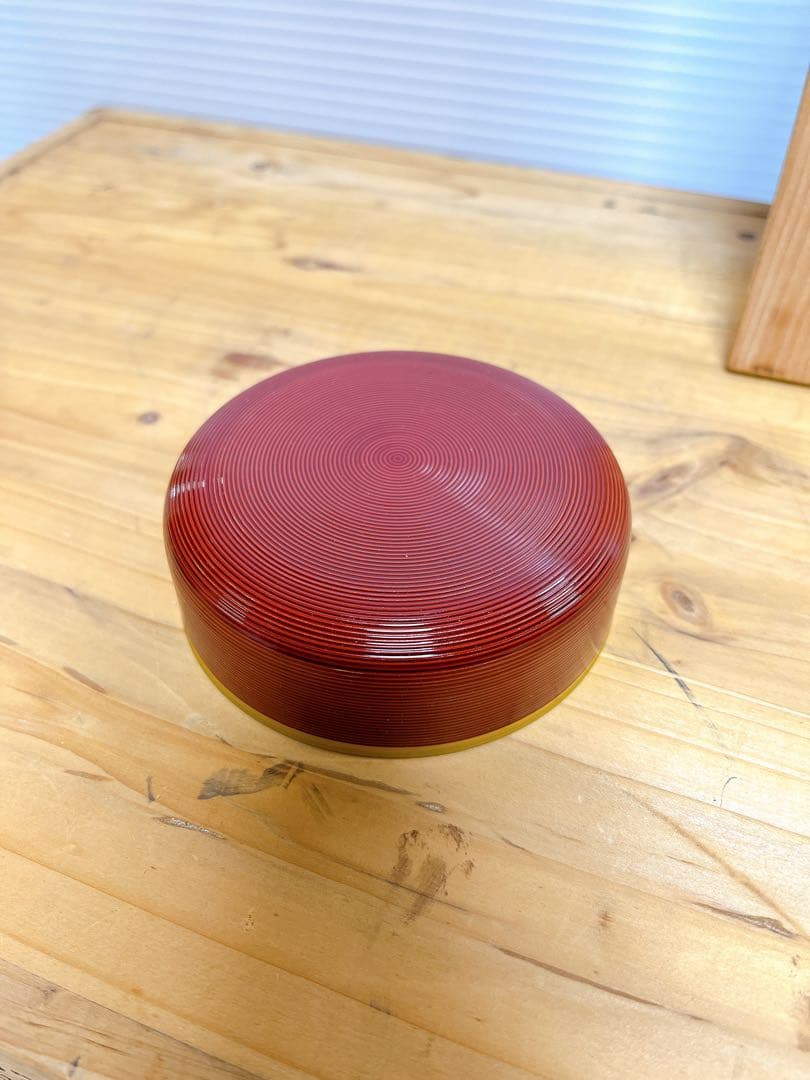 漆塗り 山中漆器 信玄弁当箱 6客セット 新品未使用 長期保管品