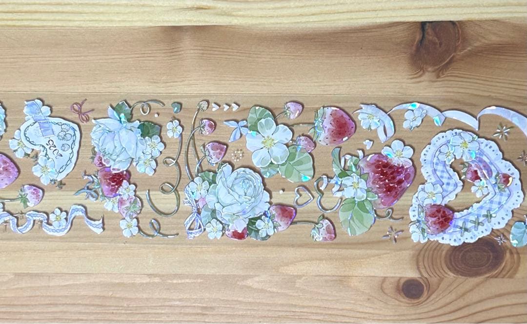 草苺季 海外マステ 切り売り