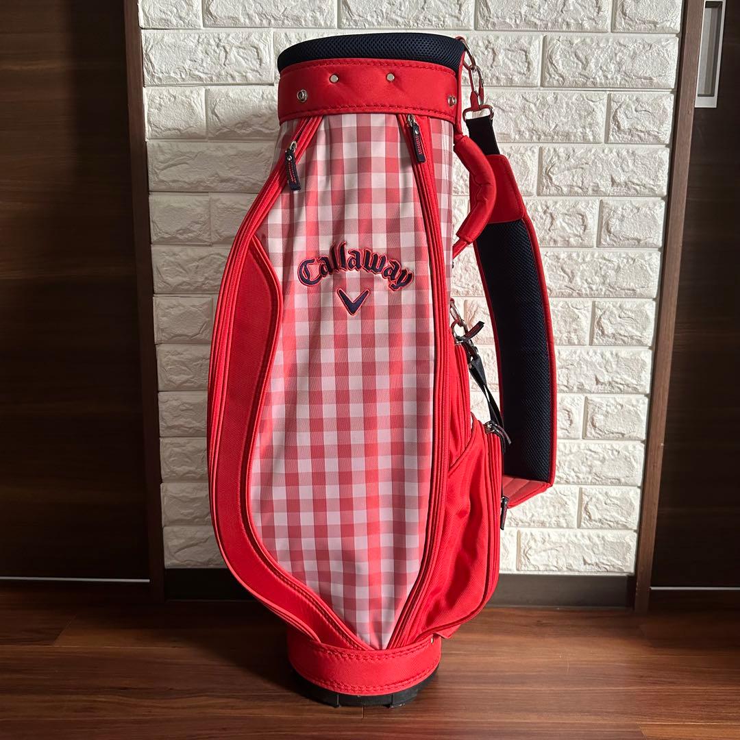 キャロウェイ キャディバック レッドチェック 8型 Callaway