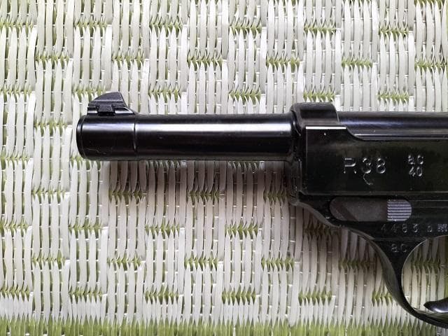 ワルサーｐ38ブローバック(ac40)ブラックメタル