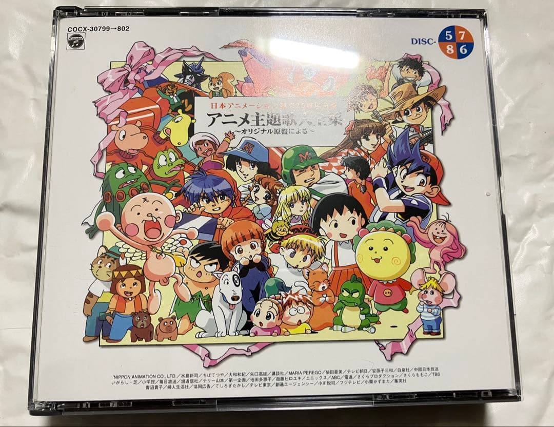 日本アニメーション創立25周年企画 アニメ主題歌大全集 初回仕様