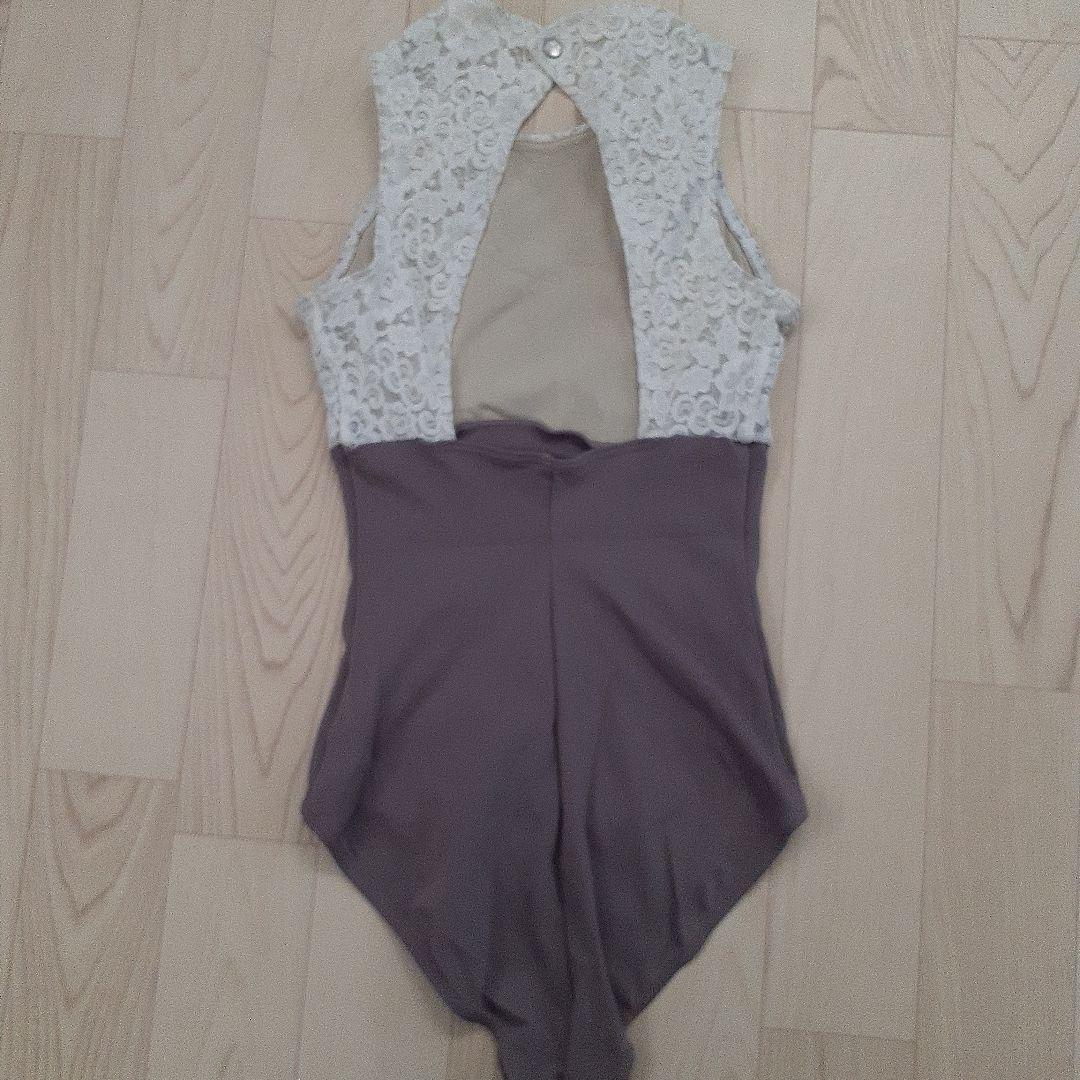 Chacott S レースハイネックバレエレオタード