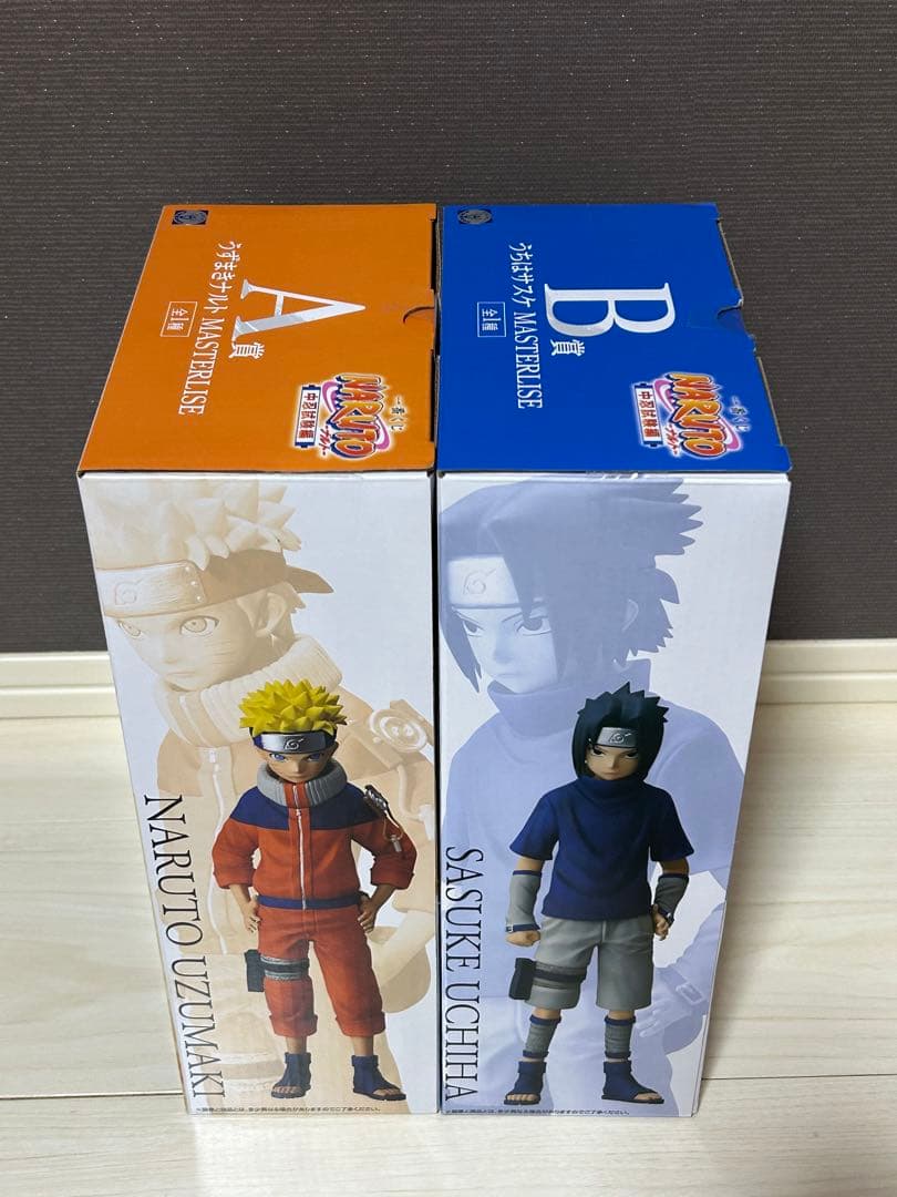 一番くじ　NARUTO 中忍試験編　AB賞 ナルト　サスケ